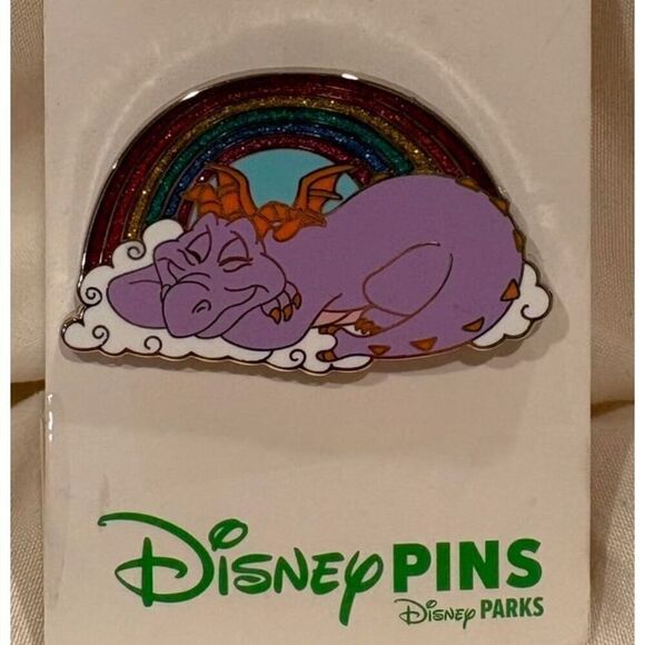 Disney Parks Figment Sleeping Under The Rainbow Collectible Pin Enamel Pin NWT - Picture 1 of 4